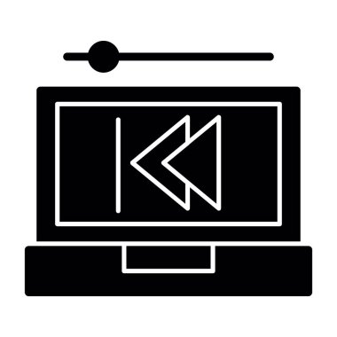 Geri dön, oku geri götür, sol vektör simgesi. Geriye, önceki düğme 