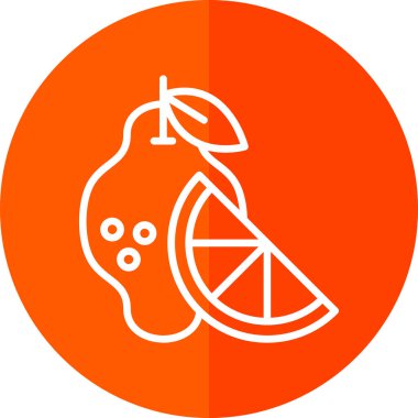 lemon. Web simgesi basit illüstrasyon