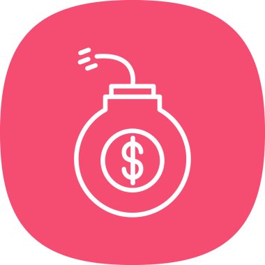 vektör para simgesi illüstrasyonu