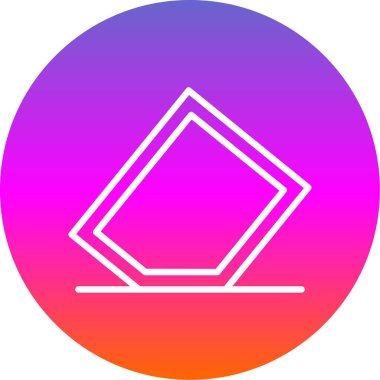 Modern b 'nin vektör illüstrasyonunda müziğin eksik simgesi