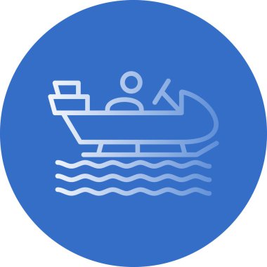 Tekne. Web simgesi basit illüstrasyon