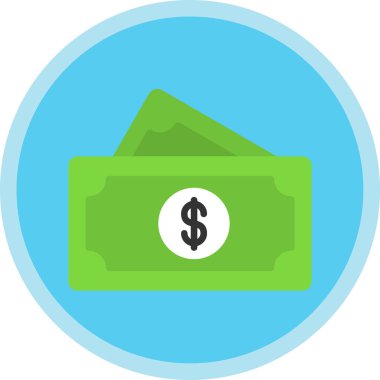 Para için. Web simgesi basit illüstrasyon 