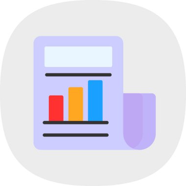 gazete simgesi, vektör illüstrasyonu basit tasarım