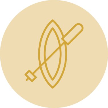 Bir pusula simgesinin vektör illüstrasyonu