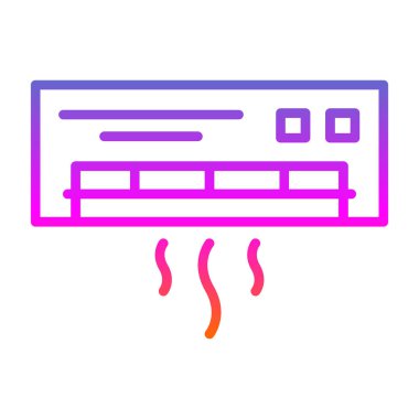 Modern klima simgesinin vektör illüstrasyonu                                     