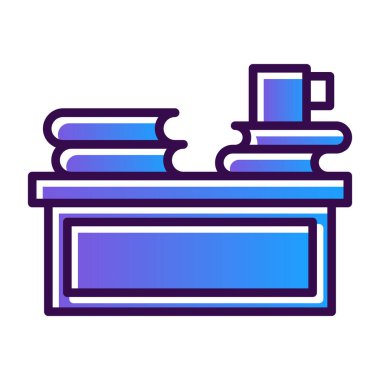 Kitap simgesi vektörü. İnce çizgi işareti. kontur sembolü illüstrasyonu