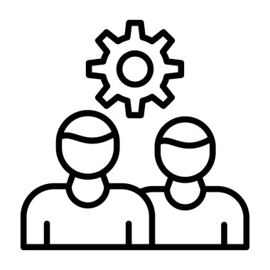 insan satırı simgeleri grubu