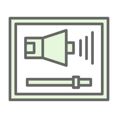 hoparlör vektör illüstrasyonu