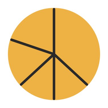 pasta grafiği vektör çizim