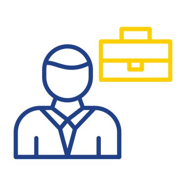 iş ve işyeri satırı simgesi.