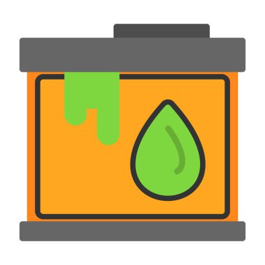 Yaprak vektör dizaynlı pil