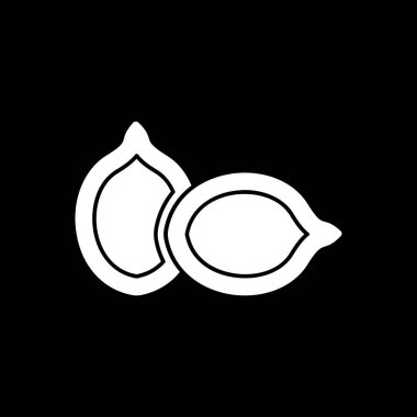 balık simgesi vektör illüstrasyonu