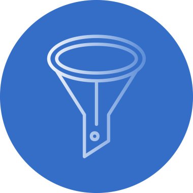 modada izole edilmiş arkaplanda huni simgesi 