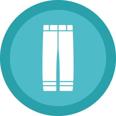 Pantolon. Web simgesi basit illüstrasyon