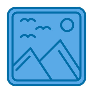 resim simgesi, vektör illüstrasyonu basit tasarım