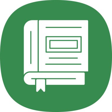 Kitap simgesinin vektör illüstrasyonu 