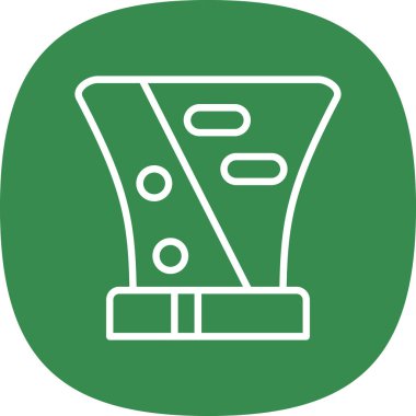 Modern b 'nin vektör illüstrasyonu eksik simgesi