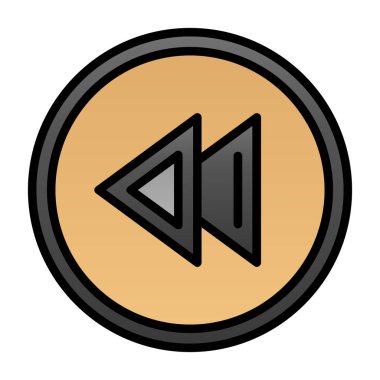 Simge vektör illüstrasyon tasarımını geri al