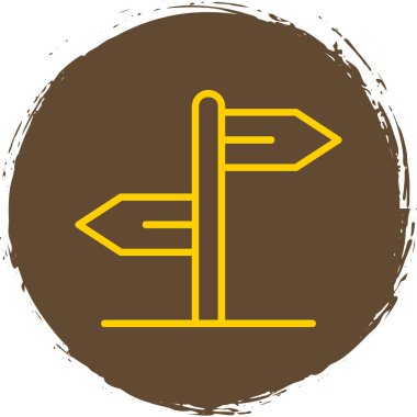 Ok simgesi. düz illüstrasyon vektörü