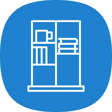 Kitap Davası ikon vektör illüstrasyonu