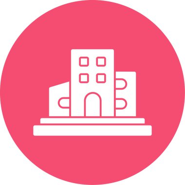 modern yapı web simgesi, vektör illüstrasyonu