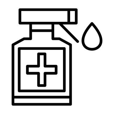 kan şişesi ikonu vektör illüstrasyonu