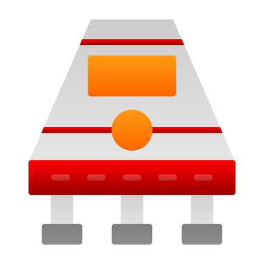 uzay gemisi kapsülü ikon vektör çizimi