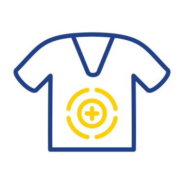 tshirt simgesi vektör illüstrasyonu