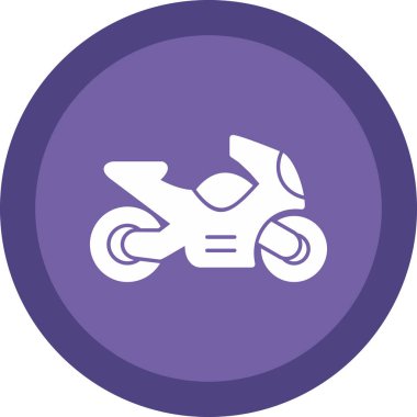 motosiklet web simgesi basit tasarım