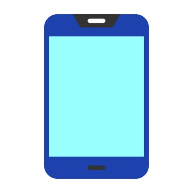 Akıllı telefon simgesinin vektör illüstrasyonu 