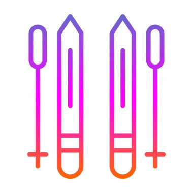 Boya fırçaları simge vektör çizim