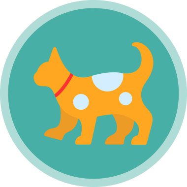 kedi simgesi vektör illüstrasyonu