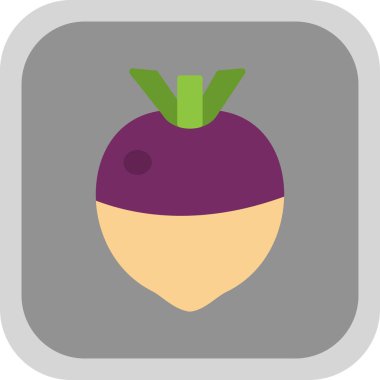 Rutabaga web simgesi vektör illüstrasyonu