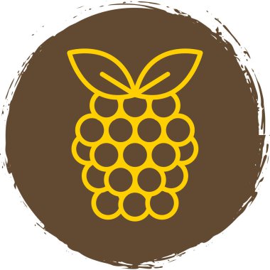 Raspberry fruit icon. vector illustration 