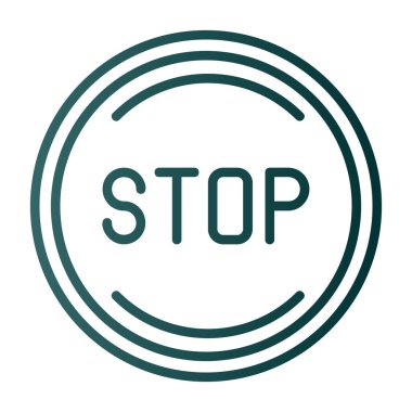 Kes şunu. Web simgesi basit illüstrasyon 