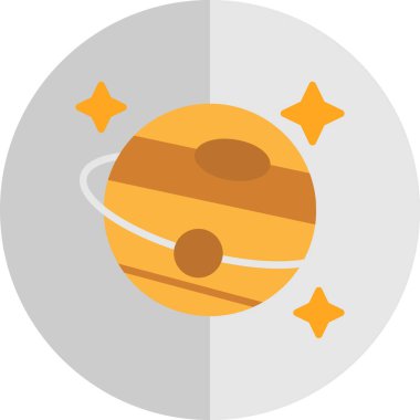 Satürn gezegeni uzay simgesi - uzaylı kategorisi