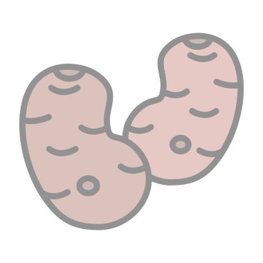 Çizgi film tarzı patates.