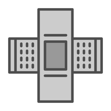 kapı simgesi vektör illüstrasyonu