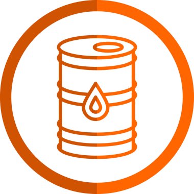 Fıçı. Web simgesi basit illüstrasyon