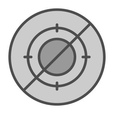 hedef simge vektör illüstrasyonu