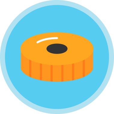 yiyecek ve içecek renkli vektör simgesi.