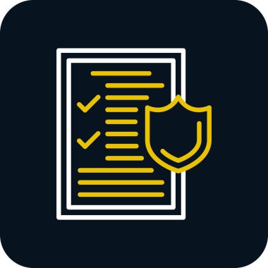 tıbbi sigorta simge vektör çizim