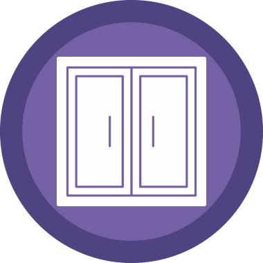 kapı simgesi vektör illüstrasyonu.