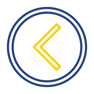 Vektör simge ok sağ yuvarlak