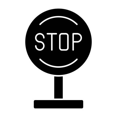 Kes şunu. Web simgesi basit illüstrasyon 