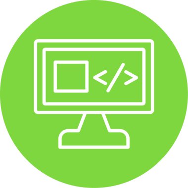 bilgisayar simgesi vektör illüstrasyonu