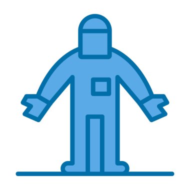 Maskeli bir adamın vektör çizimi