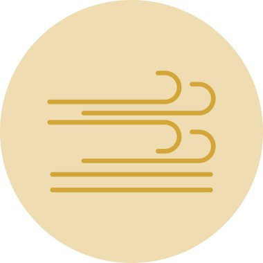 Rüzgar simgesinin vektör illüstrasyonu