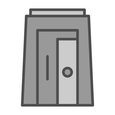 Asansör ikonu. ağ izole ve beyaz için özet biçimi tasarım vektörü simgesi.