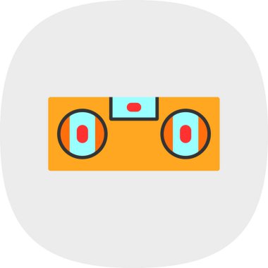 Kamera. Web simgesi basit illüstrasyon